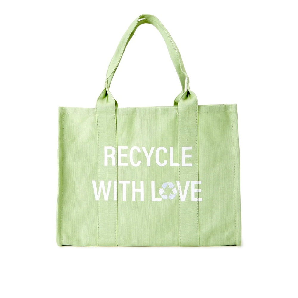Green Recycle with love ♻️ tote!!!